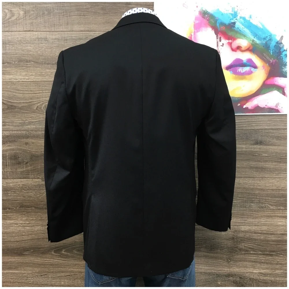 MICHAEL KORS Mens Wool Blazer Sport Coat Casual Jacket Size 42R Classic Suit
